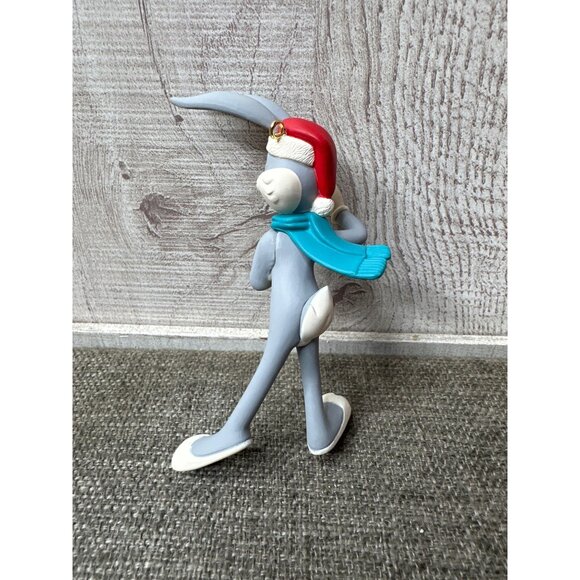 Hallmark Keepsake Ornament Bugs Bunny Looney Tunes 1995 Christmas Snowballs - Picture 3 of 8